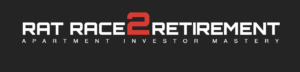 Logo for a company called Rat Race 2 Retirement